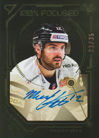 Vela Marcus 23-24 Tipos Extraliga 100% Focused Auto #FSS-MV