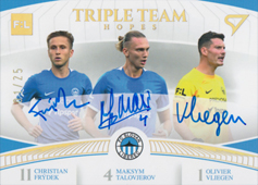 Frýdek Talovierov Vliegen 22-23 Fortuna Liga Triple Team Hopes Auto #TTS-LIB