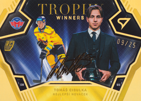 Cibulka Tomáš 2025 Tipsport ELH Play Off Trophy Winners Gold #TW-2