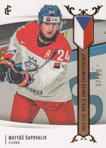 Šapovaliv Matyáš 2024 LC Expectations IIHF World Junior Championship Gold #U20-19