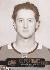 Kalynuk Wyatt 21-22 Upper Deck UD Portraits Rookies #P-63