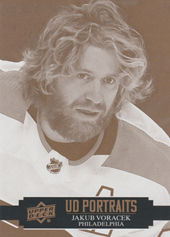Voráček Jakub 21-22 Upper Deck UD Portraits #P-11