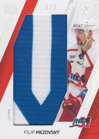 Mezovský Filip 23-24 Tipos Extraliga Unique Marks Písmeno "V" #UM-FM