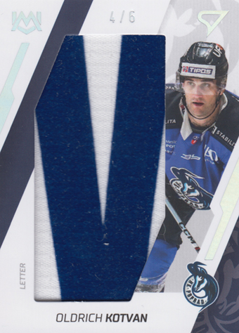 Kotvan Oldrich 23-24 Tipos Extraliga Unique Marks Písmeno "V" #UM-OK