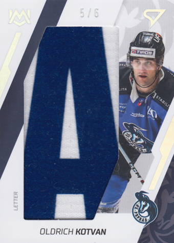 Kotvan Oldrich 23-24 Tipos Extraliga Unique Marks Písmeno "A" #UM-OK