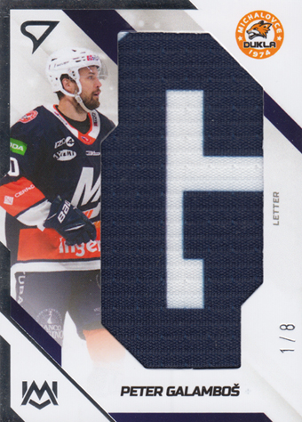 Galamboš Peter 22-23 Tipos Extraliga Unique Marks Písmeno "G" #UM-PG