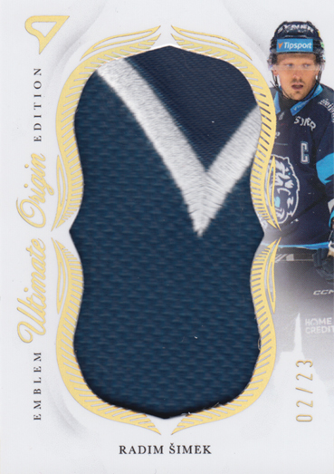 Šimek Radim 25-26 Tipsport Extraliga Ultimate Origin Emblem Edition #UO-RS