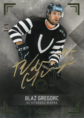Gregorc Blaž 18-19 OFS Classic 90 let Vítkovického hokeje Signature #VNI05