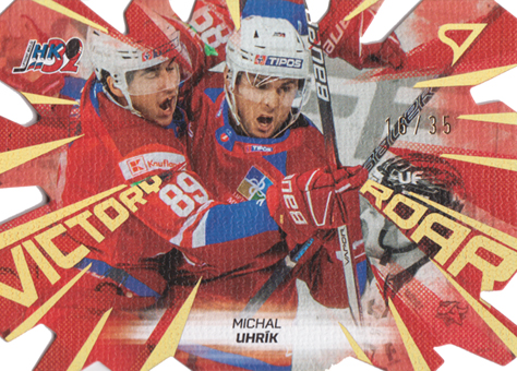 Uhrík Michal 24-25 Tipos Extraliga Victory Roar Canvas Gold #VR-15