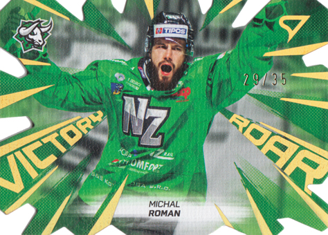 Roman Michal 24-25 Tipos Extraliga Victory Roar Canvas Gold #VR-16
