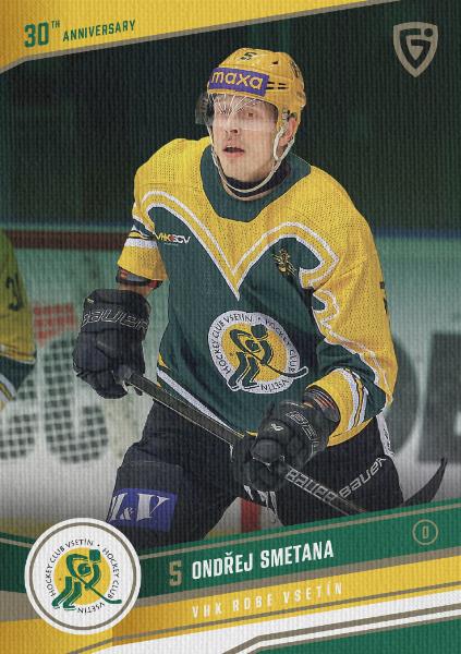 Smetana Ondřej 24-25 GOAL Cards Maxa liga 30 let od Finále Canvas #VS-01
