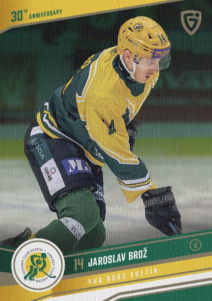 Brož Jaroslav 24-25 GOAL Cards Maxa liga 30 let od Finále Canvas #VS-06