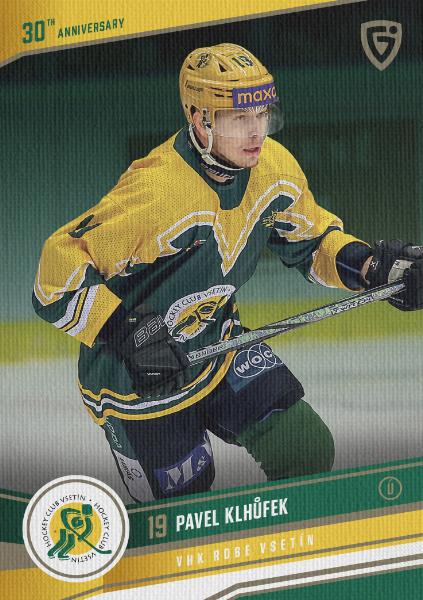 Klhůfek Pavel 24-25 GOAL Cards Maxa liga 30 let od Finále Canvas #VS-08