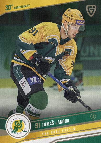 Jandus Tomáš 24-25 GOAL Cards Maxa liga 30 let od Finále Canvas #VS-21