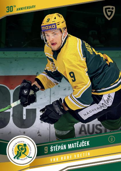 Matějček Štěpán 24-25 GOAL Cards Maxa liga 30 let od Finále #VS-02