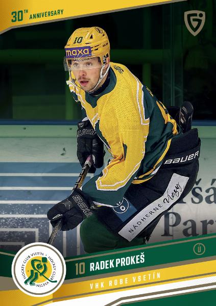 Prokeš Radek 24-25 GOAL Cards Maxa liga 30 let od Finále  #VS-03