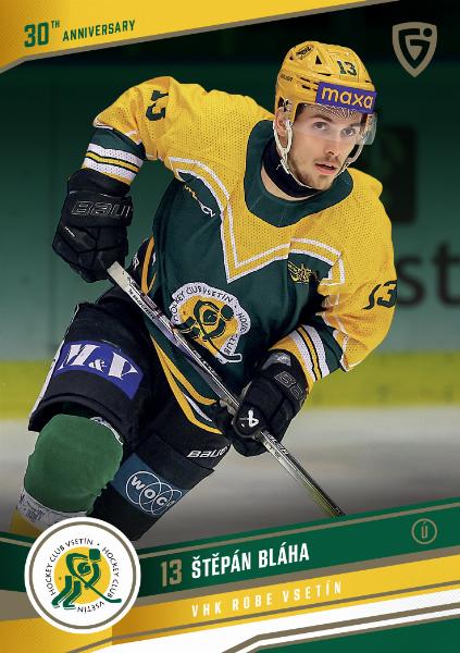 Bláha Štěpán 24-25 GOAL Cards Maxa liga 30 let od Finále  #VS-05