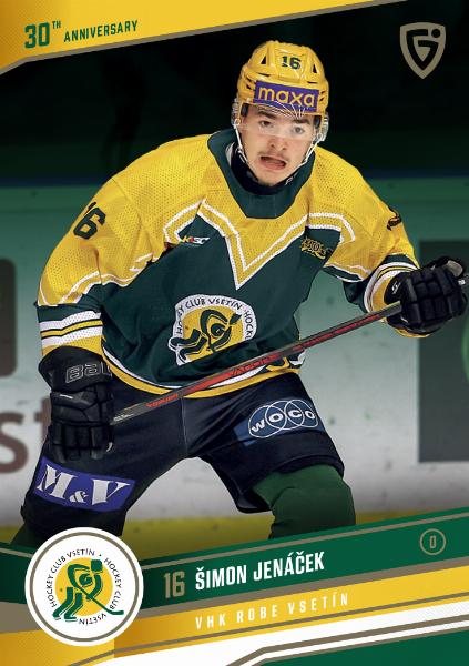 Jenáček Šimon 24-25 GOAL Cards Maxa liga 30 let od Finále  #VS-07