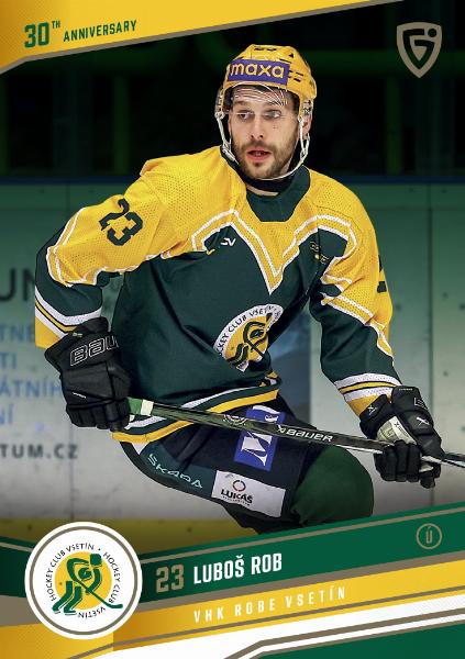 Rob Luboš 24-25 GOAL Cards Maxa liga 30 let od Finále  #VS-10