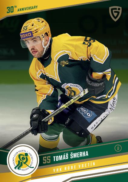 Šmerha Tomáš 24-25 GOAL Cards Maxa liga 30 let od Finále  #VS-14