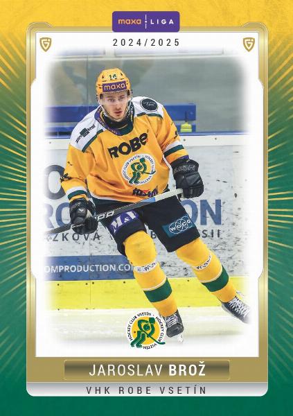 Brož Jaroslav 24-25 GOAL Cards Maxa liga #VSE-18