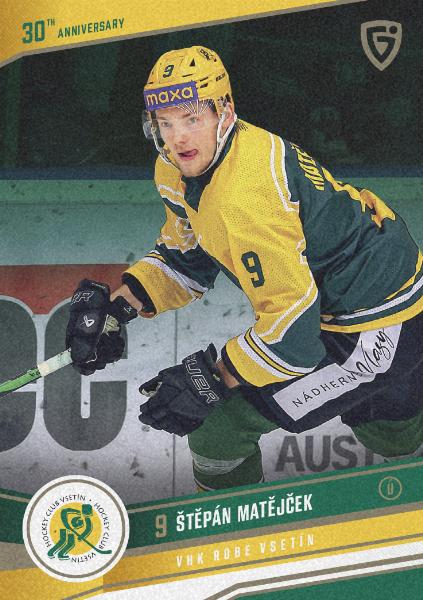 Matějček Štěpán 24-25 GOAL Cards Maxa liga 30 let od Finále Sand #VS-02