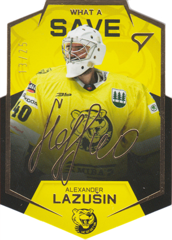 Lazushin Alexander 20-21 Tipos Extraliga What a Save Limited #WS-16