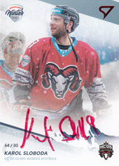 Sloboda Karol 2019 Winter Classic Autograph #W05