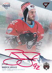Higgs Brock 2019 Winter Classic Autograph #W13