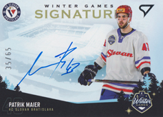 Maier Patrik 2023 Winter Games Signature Level 1 #WS1-PM