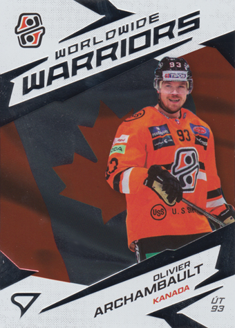 Archambault Olivier 24-25 Tipos Extraliga Worldwide Warriors #WW-09