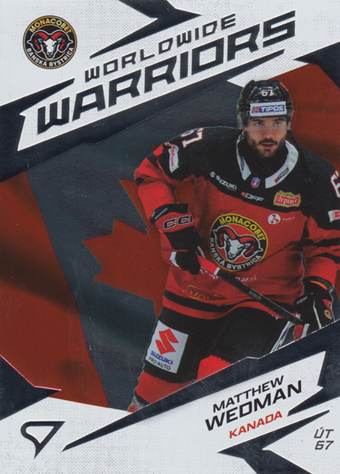 Wedman Matthew 24-25 Tipos Extraliga Worldwide Warriors #WW-17