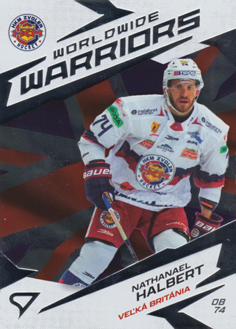 Halbert Nathanael 24-25 Tipos Extraliga Worldwide Warriors #WW-19