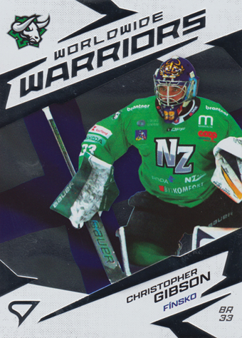 Gibson Christopher 24-25 Tipos Extraliga Worldwide Warriors #WW-24