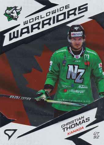 Thomas Christian 24-25 Tipos Extraliga Worldwide Warriors #WW-25