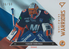 Vošvrda Tomáš 22-23 Tipos Extraliga Worldwide Warriors Limited #WW-01