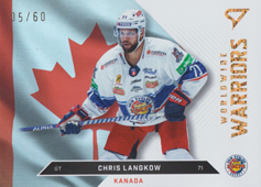 Langkow Chris 22-23 Tipos Extraliga Worldwide Warriors Limited #WW-11