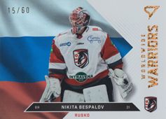 Bespalov Nikita 22-23 Tipos Extraliga Worldwide Warriors Limited #WW-23