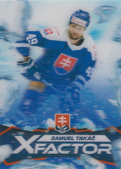 Takáč Samuel 2023 Hokejové Slovensko X-Factor 3D #XF-17