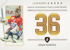 Svoboda Adam 2023 Legendary Cards Rekordy ELH Základní část #ZC-WS1