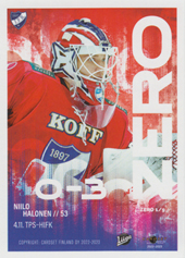 Rajaniemi Halonen 22-23 Cardset Zero #ZERO1