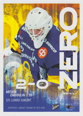 Westerholm Zagidulin 22-23 Cardset Zero #ZERO6