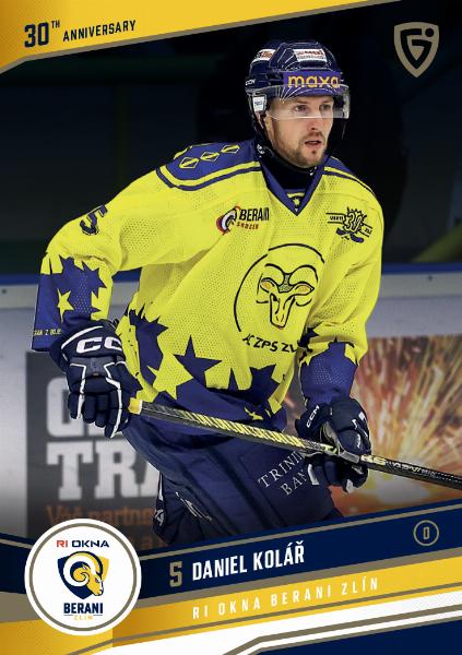 Kolář Daniel 24-25 GOAL Cards Maxa liga 30 let od Finále  #ZL-02