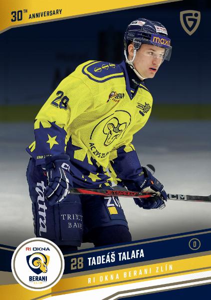 Talafa Tadeáš 24-25 GOAL Cards Maxa liga 30 let od Finále  #ZL-08