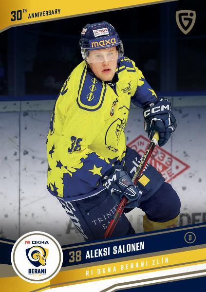Salonen Aleksi 24-25 GOAL Cards Maxa liga 30 let od Finále  #ZL-11