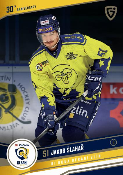 Šlahař Jakub 24-25 GOAL Cards Maxa liga 30 let od Finále  #ZL-12