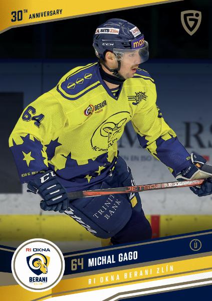 Gago Michal 24-25 GOAL Cards Maxa liga 30 let od Finále  #ZL-14