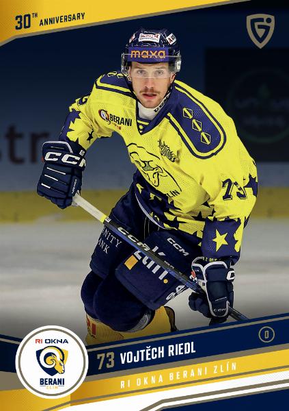 Riedl Vojtěch 24-25 GOAL Cards Maxa liga 30 let od Finále  #ZL-17