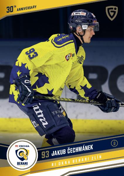 Čechmánek Jakub 24-25 GOAL Cards Maxa liga 30 let od Finále  #ZL-22