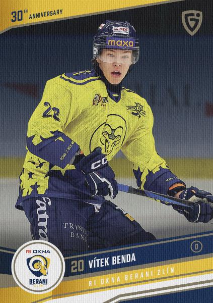 Benda Vítek 24-25 GOAL Cards Maxa liga 30 let od Finále Canvas #ZL-05